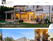 Tablet Screenshot of laurenravitz.com